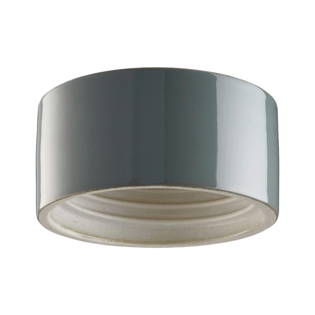 Lampunkanta,  kierre 99 mm harmaa IP44 suora.  Kytketään takaa (ei pinta). Toimitetaan ilman LED-moduulia, max 8W