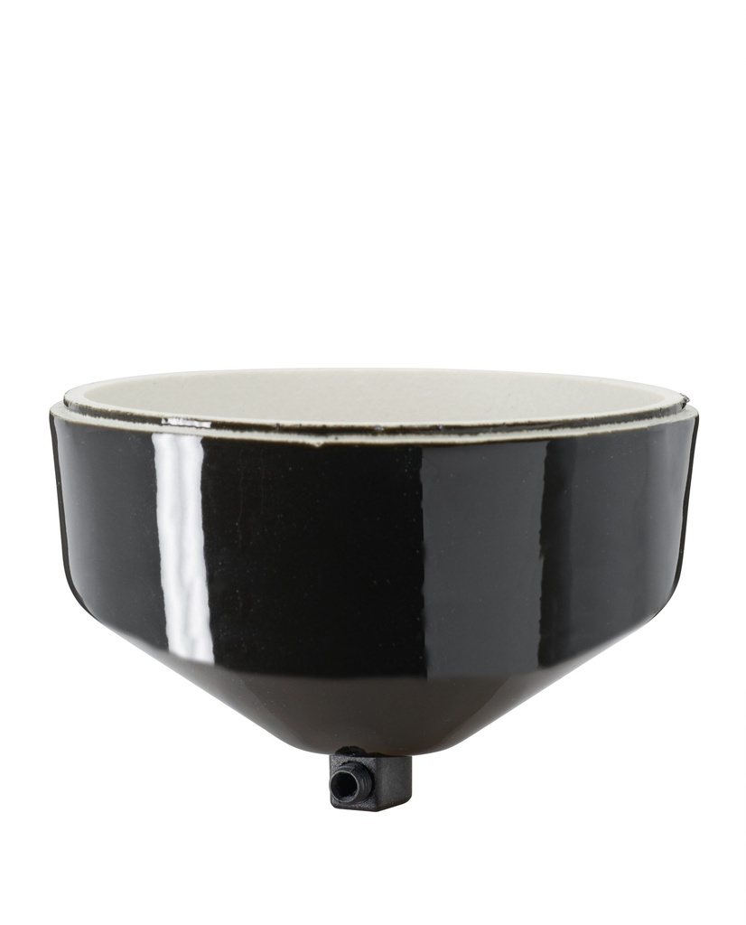 Kattokuppi Musta Ø110mm Posliini