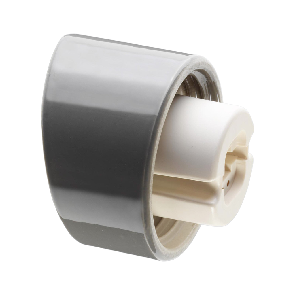 Lampunkanta,  kierre 84,5 mm, harmaa, IP54, vino.  Kytketään takaa (ei pinta). G24 q1 10/13W