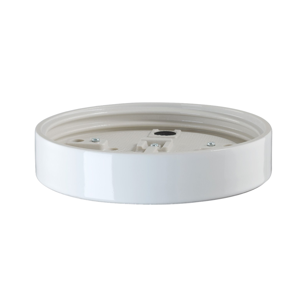 Lampunkanta,  kierre 185,5 mm valkoinen IP44, suora. Ei sisällä LED moduulia 12W.