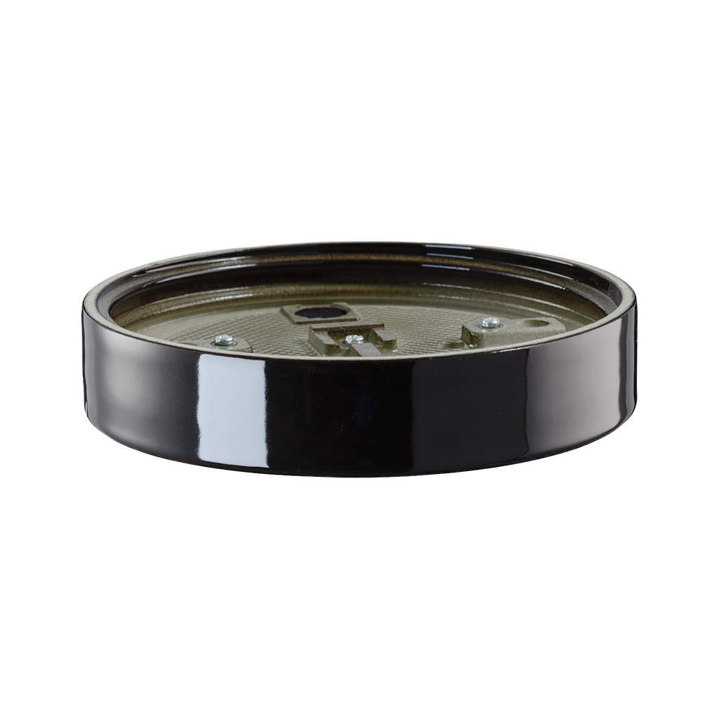 Lampunkanta,  kierre 185,5 mm musta IP44, suora. Ei sisällä LED moduulia 12W.
