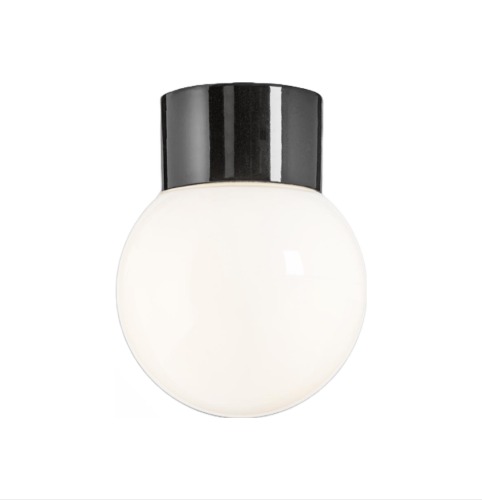 Classic Globe 150 Ledvalaisin 8W IP54 Suora Musta Kiilt Op