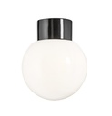 Classic Globe 180 Ledvalaisin 8W IP54 Suora Musta Kiilt Op