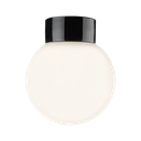 Classic Glob 200 matta opaalilasi musta suora IP54 E27