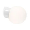 Classic Glob matta opaalilasi Ø 180 mm valkoinen IP54 vino, kierre 84,5 mm E27 75W