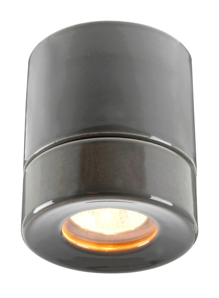 Light On Downlight harmaa IP44 230V GU10 50W