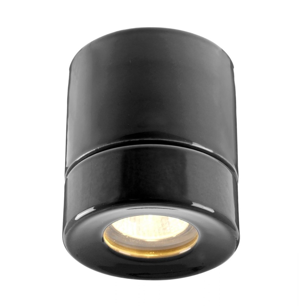 Light On Downlight musta IP44 230V GU10 50W