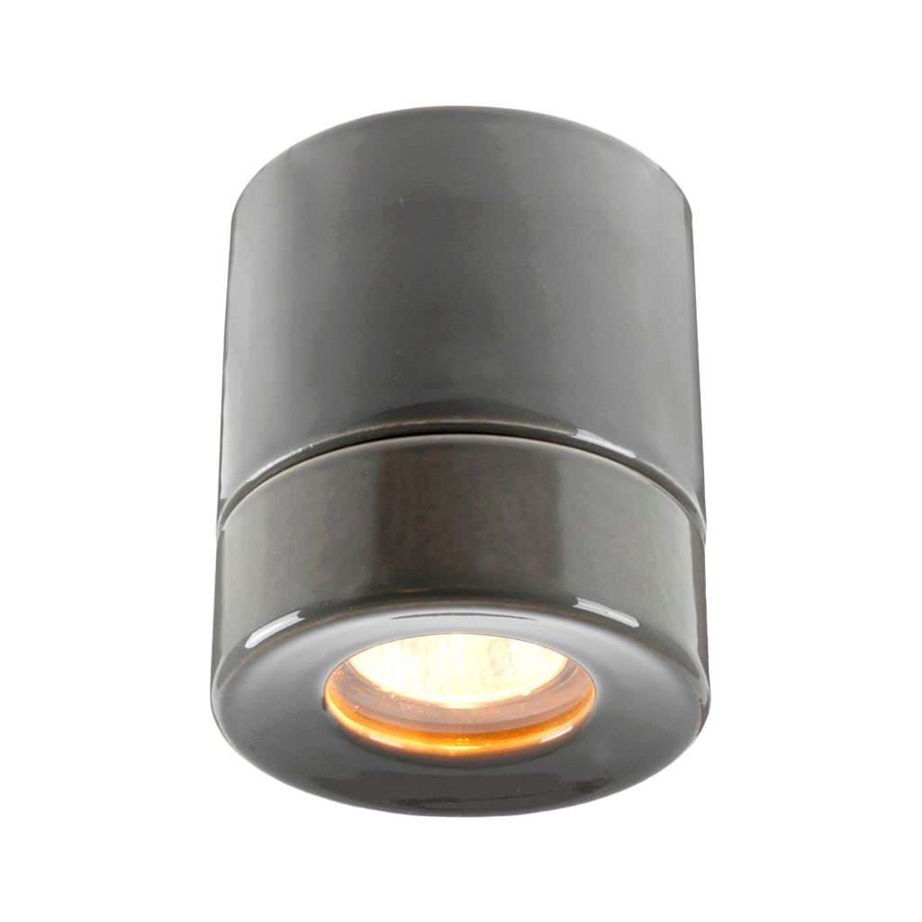 Light On Downlight sauna harmaa IP44 230V GU10 35W. Valonlähde sisältyy