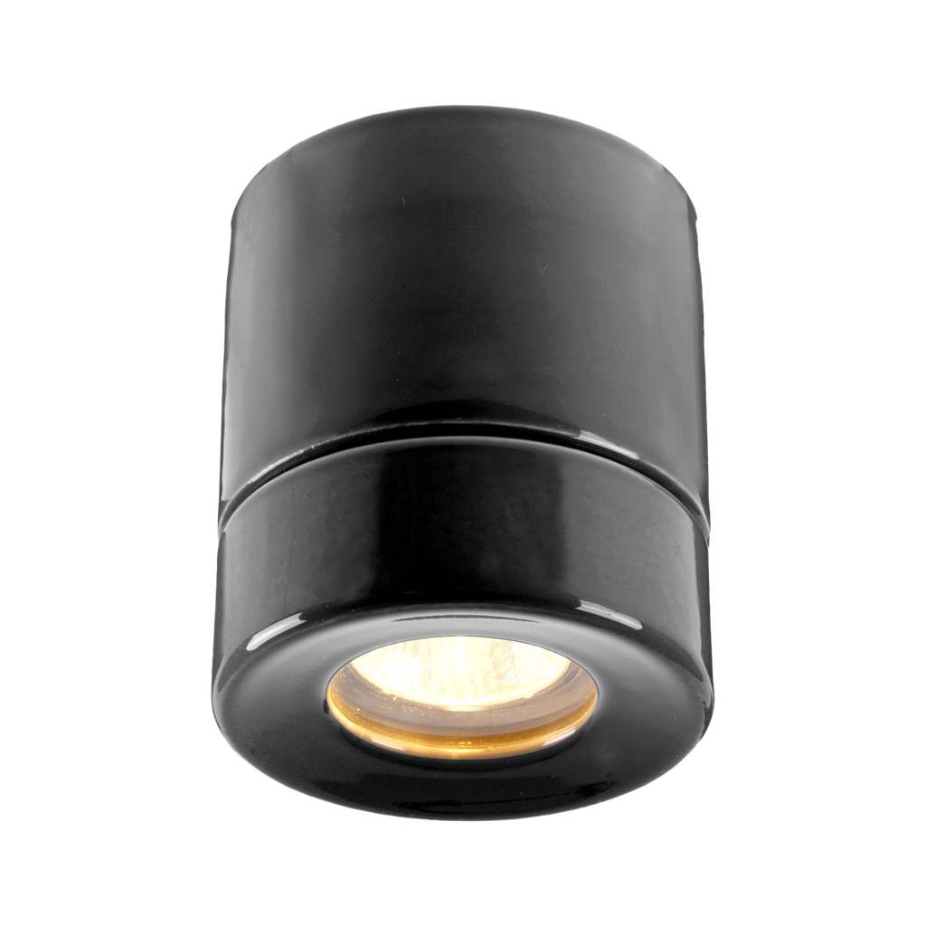 Light On Downlight sauna musta IP44 230V GU10 35W. Valonlähde sisältyy