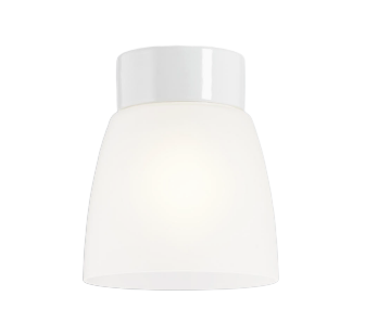 Open Klara, huurrettu lasi, valkoinen lampunkanta,  IP21 suora E27 75W