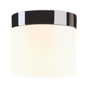 Opus 200 musta, 190mm korkea, IP44, suora, E27, 75W