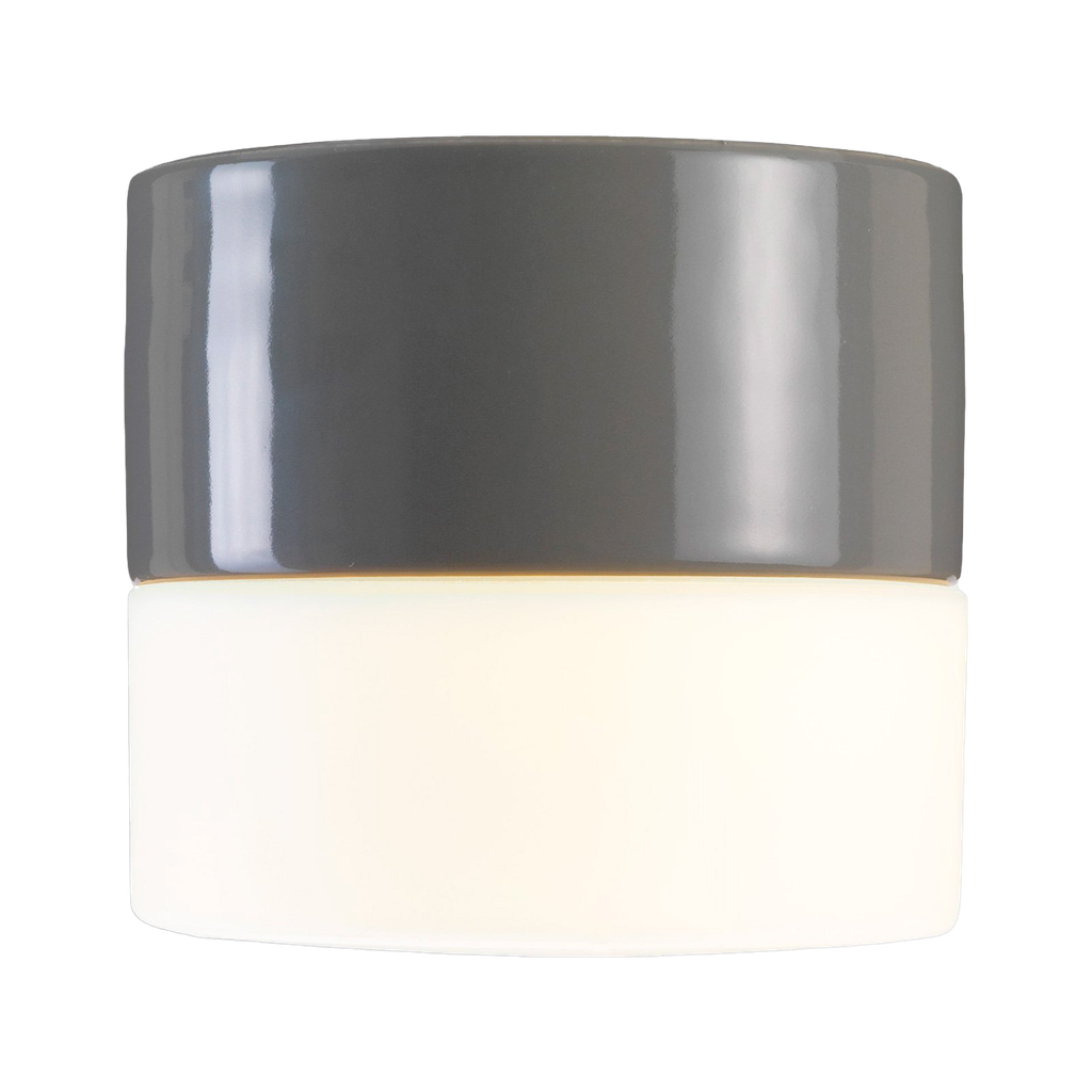 Aton Giza matta harmaa IP44, Ø 116, LED 8W 800lm 3000K