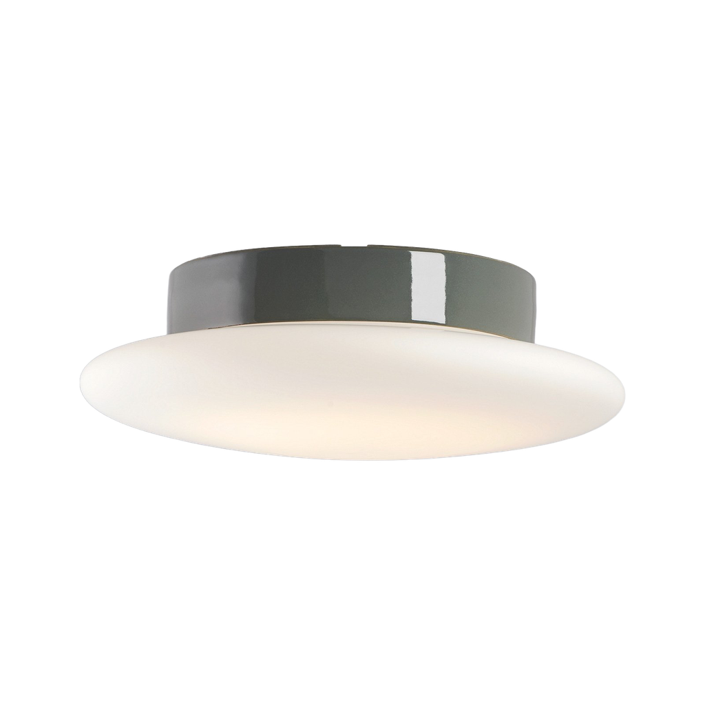 Cairo medium, Ø300 korkeus 100mm, harmaa IP44 suora LED 12W 1400lm 2700K