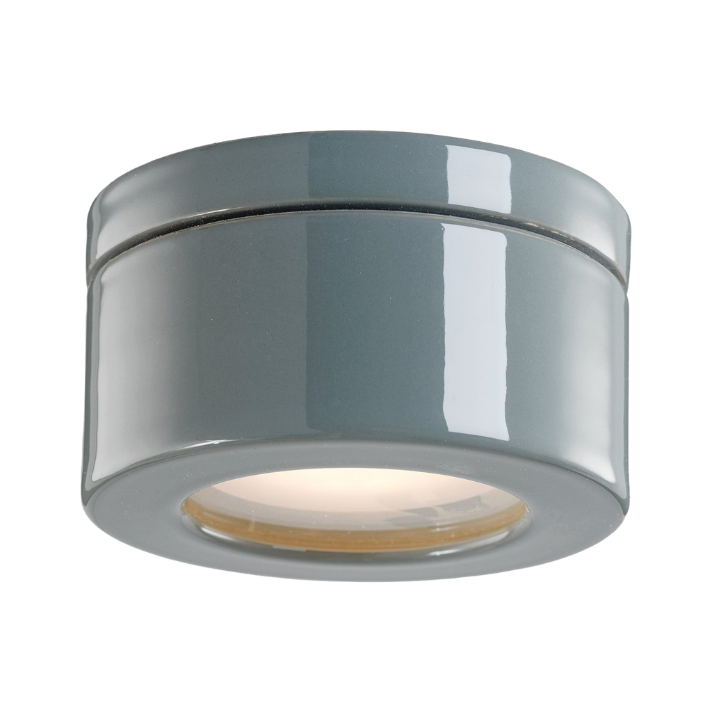 Posliinivalaisin Cool harmaa kattoon ja seinälle H65 IP44 GX53 6-9W