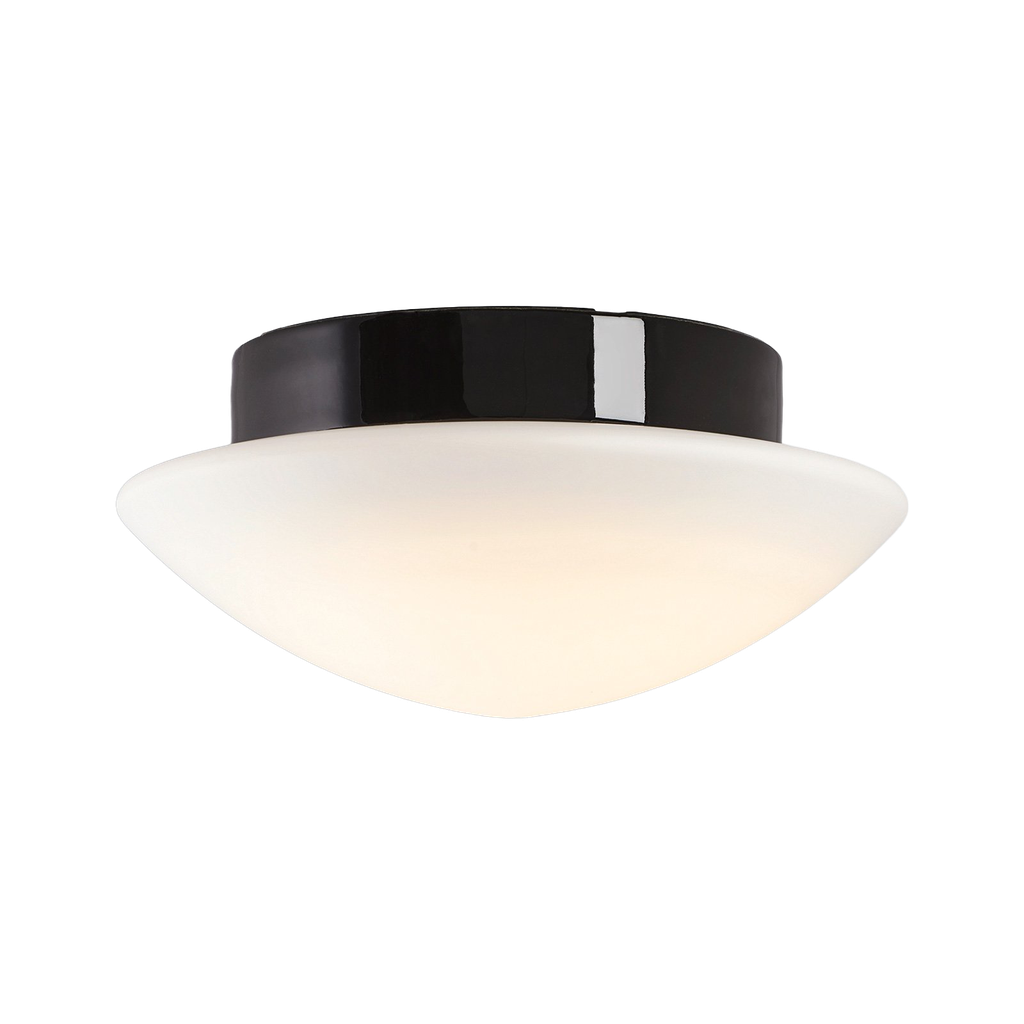 Solhem Ø 290 musta IP44 suora 13W LED