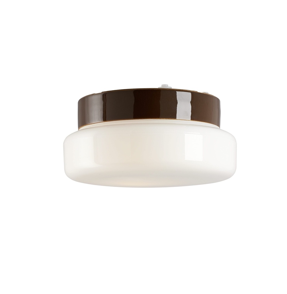 Saunavalaisin Classic Ø240Mm IP44 E27 Ruskea Kiilt Opaali