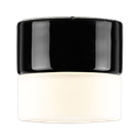 Posliinivalaisin Opus 100 seinä sauna Musta kanta kupu matta opaalilasilasi G9 25W IP44