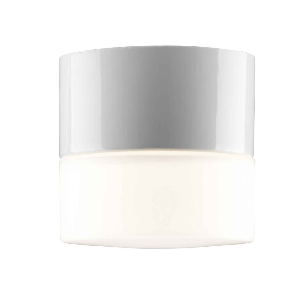 Opus 100/100 Ledvalaisin 4W IP44 Valk Matta Opaali