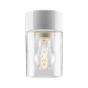 Opus 100 sauna, korkeus 175 mm, valkoinen, kirkas kupu, IP44, E27, 40W katossa 60W seinällä. Sisältää valolähteen.