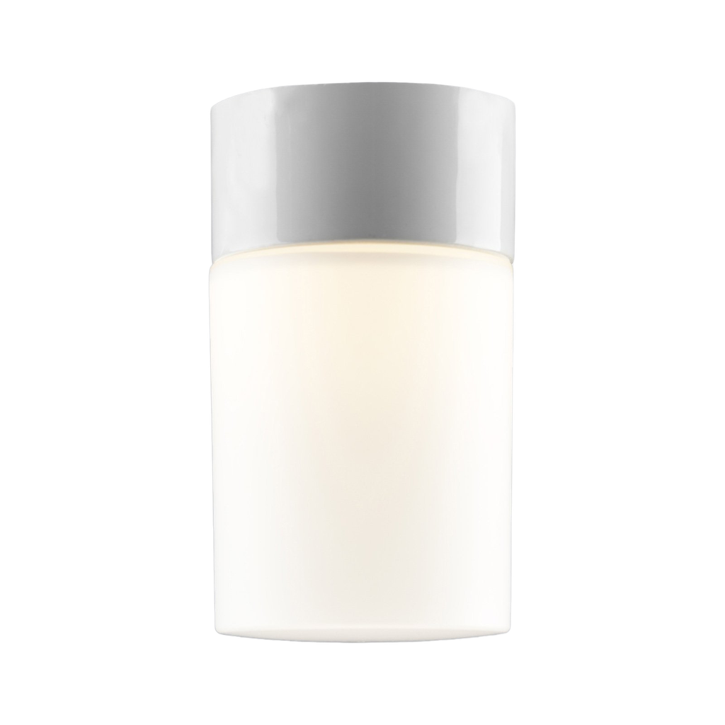 Opus 100, korkeus 175 mm, valkoinen, IP44, LED 8W 800lm 2700K Ra>90 800lm