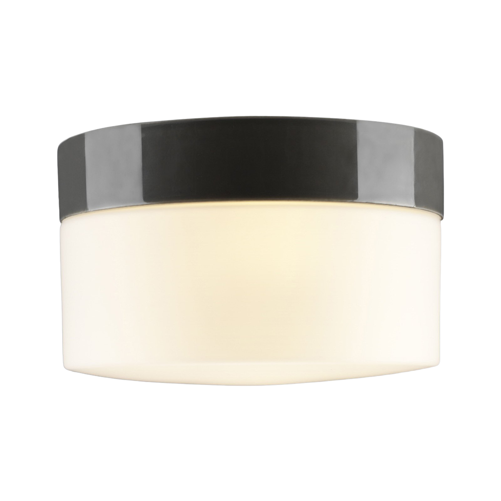 Opus 200, korkeus 131 mm, harmaa, matta opaalilasinen lasikupu, 12W välkkymätön LED 1350lm 3000K Ra>90