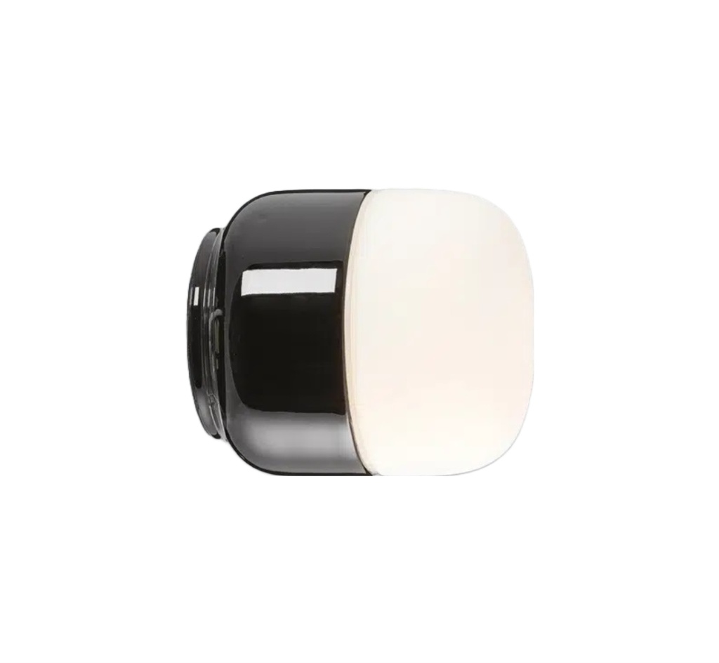 Saunavalaisin Ohm 100/110 IP44 G9 Musta Matta Opaali