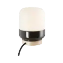 Ohm Table 140/190 IP20 E27 Musta Matta opaali