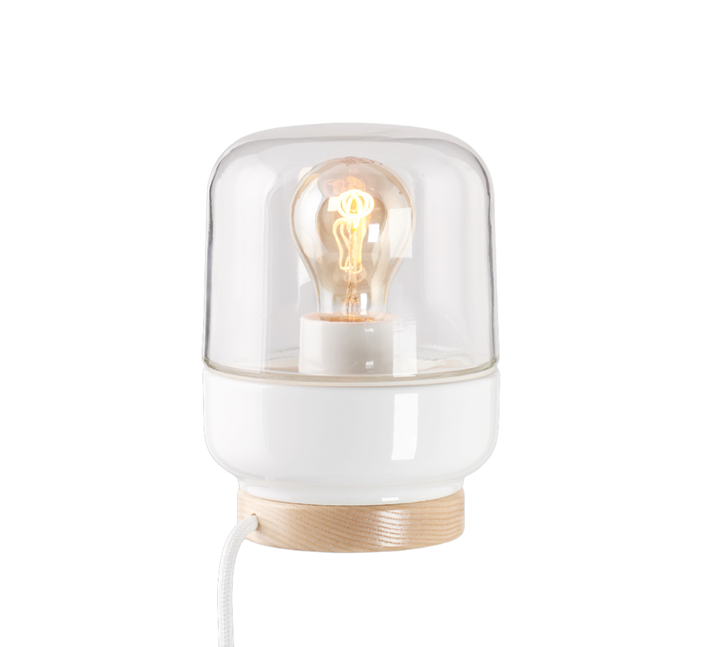 Ohm Table 140/190 IP20 E27 Valkoinen Kirkas lasi