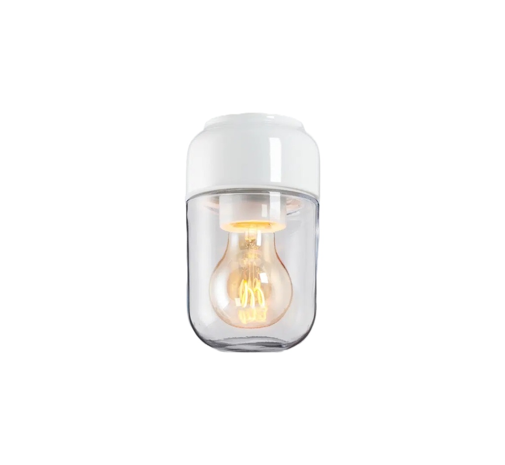 Saunavalaisin Ohm 100/170 IP44 E27 Valk Kirkas Lasi