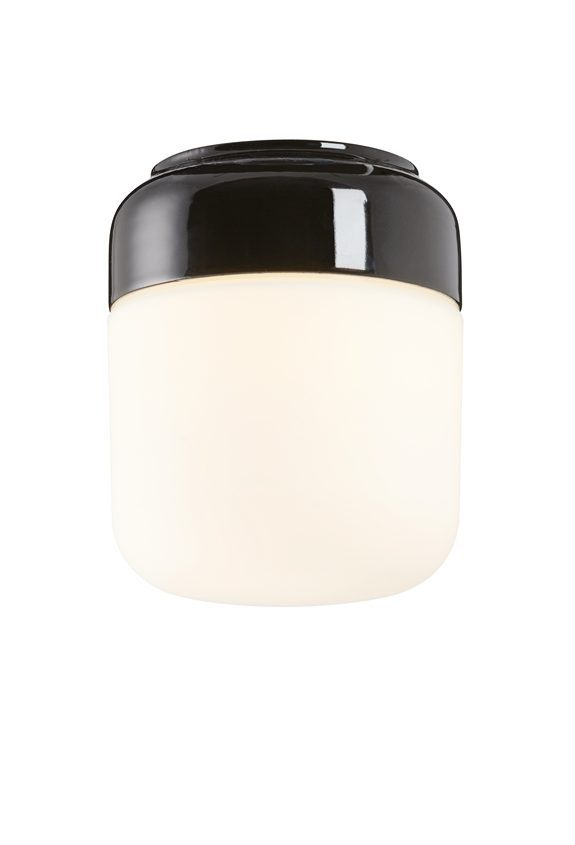 Ohm 140/170 Ledvalaisin 10W IP44 Musta Matta Opaali