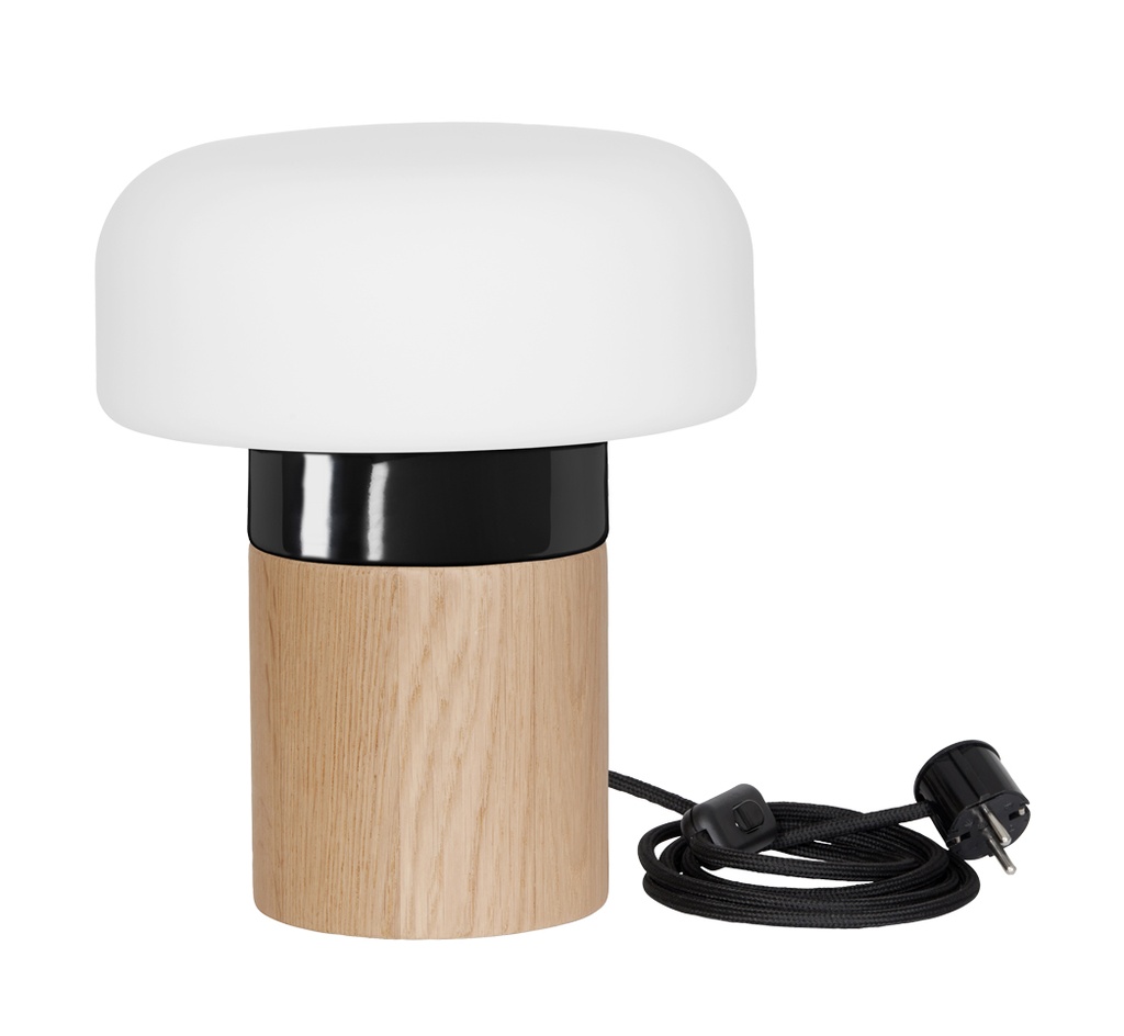 Pöytävalaisin Solenne Sideboard 250/315 LED Casambi 3000K, musta+ puu
