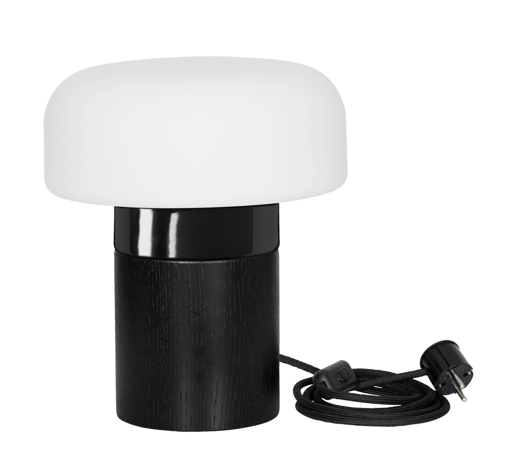 Pöytävalaisin Solenne Sideboard 250/315 LED Casambi 3000K, musta+ musta puu