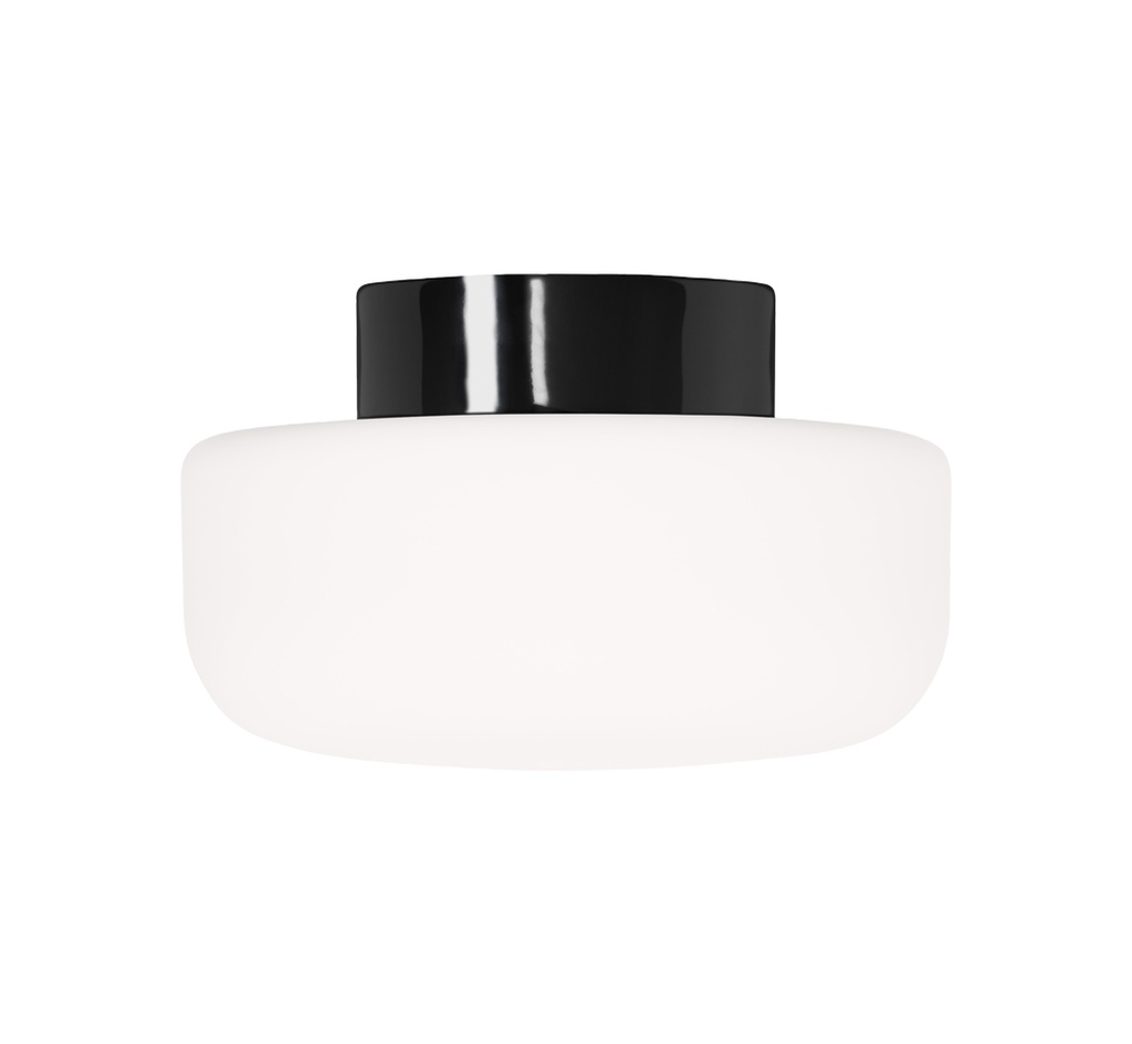 Posliinivalaisin Solenne 250/155, musta LED DALI 3000K