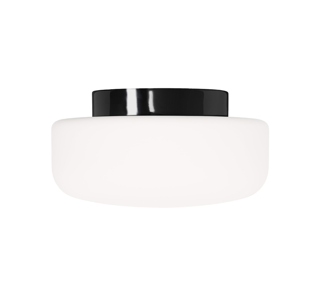 Posliinivalaisin Solenne 320/170, musta LED DALI 3000K