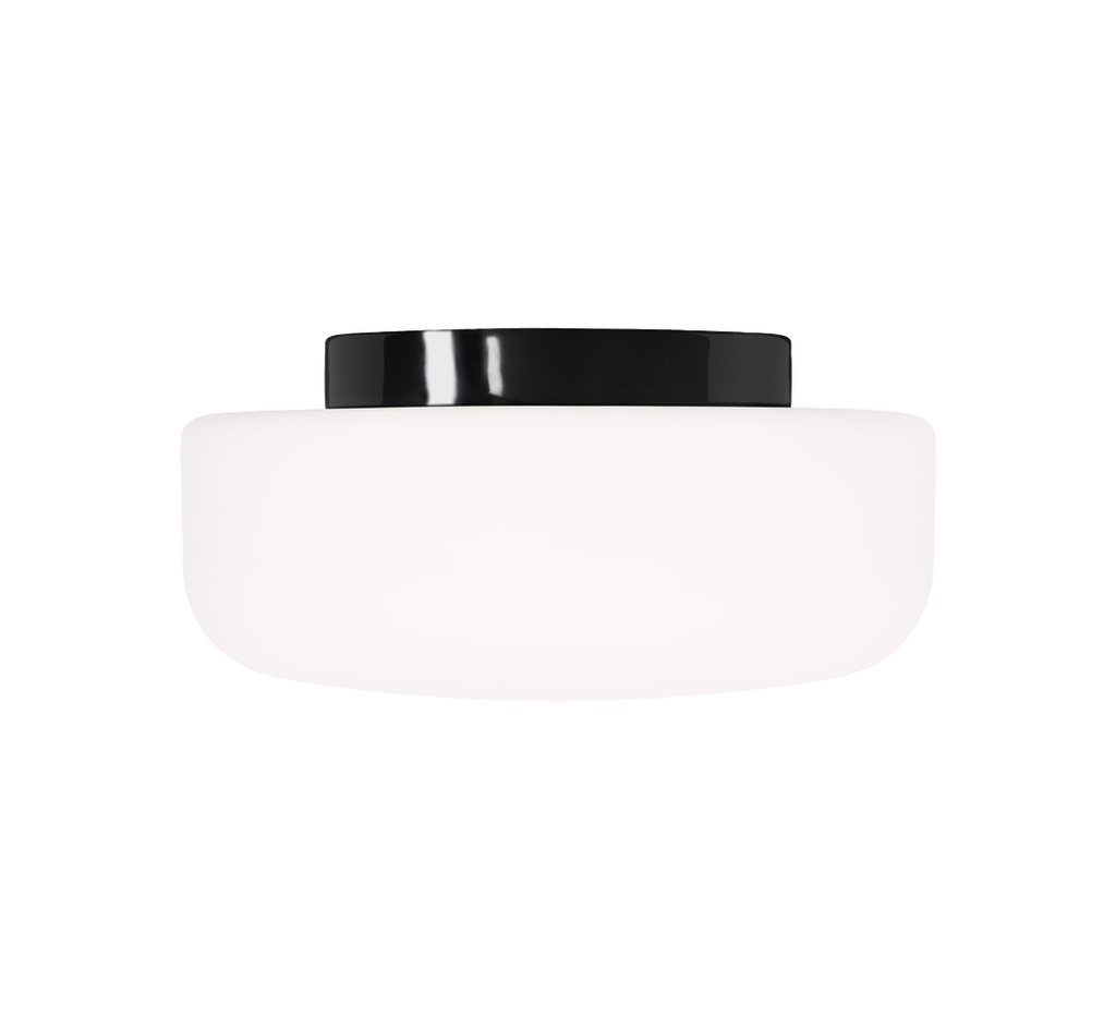 Posliinivalaisin Solenne 360/175, musta LED 3000K
