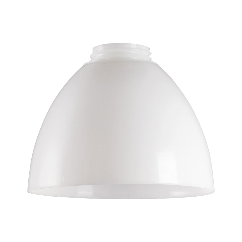 Varjostin, valkoinen polyeteeni, kierre 99 mm Ø 250 mm korkeus 174 mm