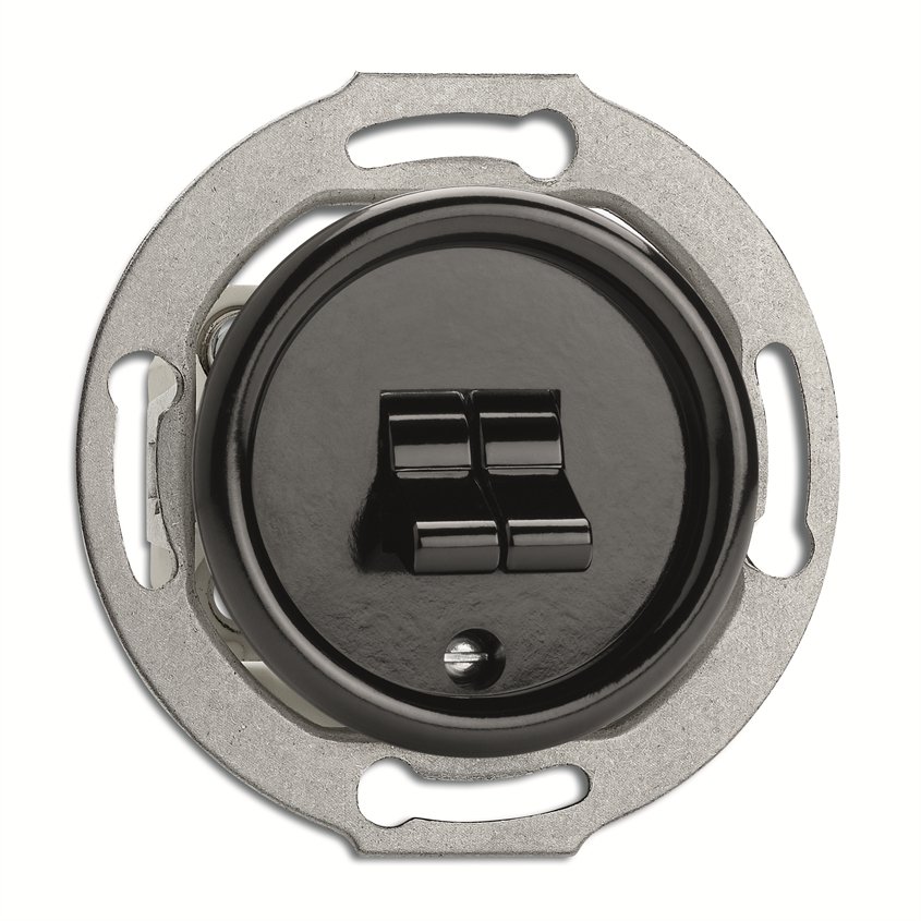 Kruunukytkin 5 Uppo   Musta Bakeliitti