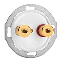 Kaiutinpistorasia, Duroplast valkoinen