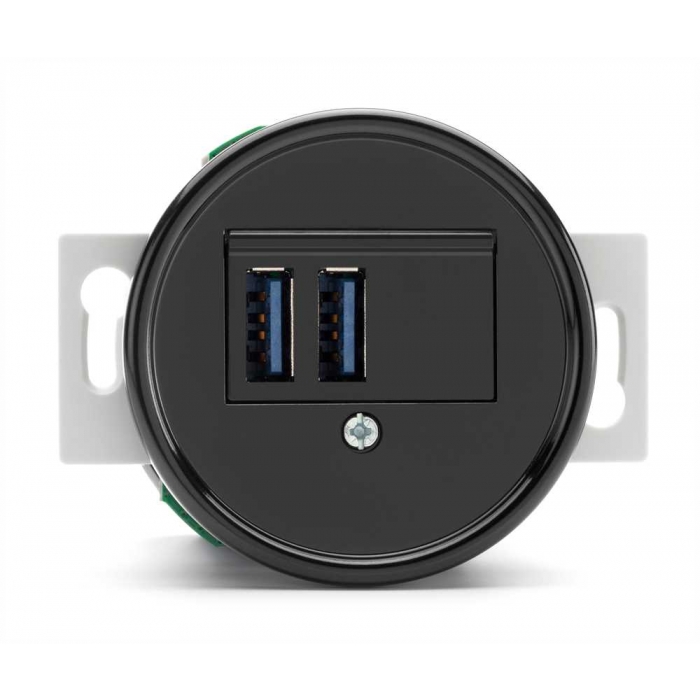 Usb-Rasia Uppo Musta Bakeliitti