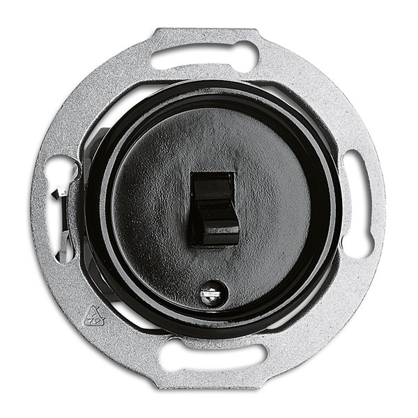 Vaihtokytkin 6 Uppo   Musta Bakeliitti