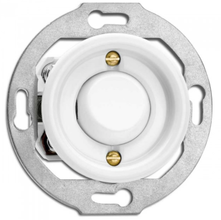 Painonappikytkin ristikytkin (7), Posliini valkoinen