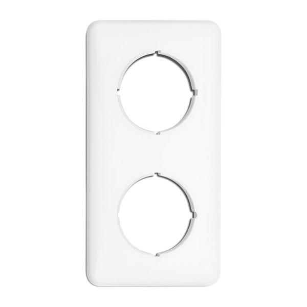 Peitelevy Kahdelle Valkoinen Duroplast  Kulmikas