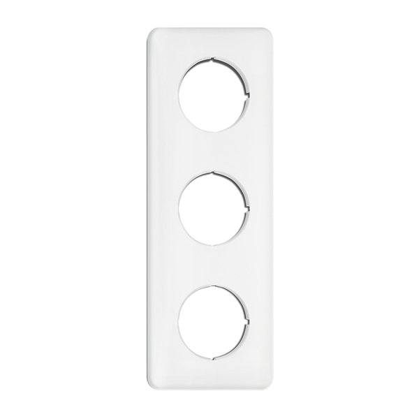 Peitelevy Kolmelle Valkoinen Duroplast  Kulmikas