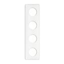 Peitelevy Neljälle Valkoinen Duroplast  Kulmikas