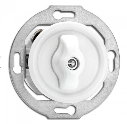 Vaihtokytkin 6 Väännettävä Uppo   Posliini