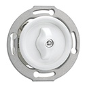 Kruunukytkin 5 Väännettävä Uppo   Valkoinen Duroplast