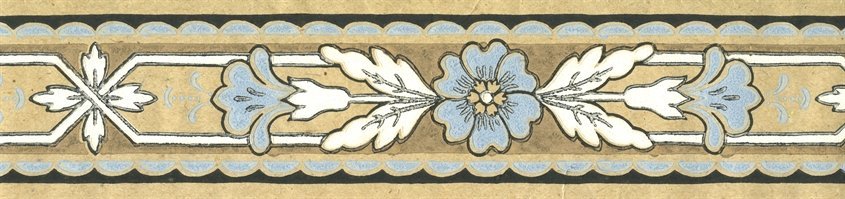 Boordi Jugend-blomma oksapaperi/ sininen