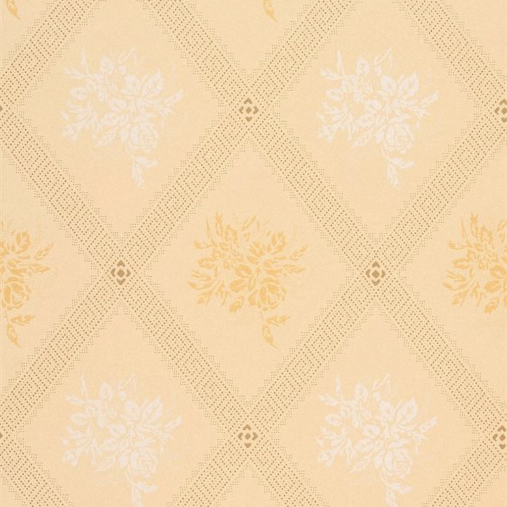 Tapetti Karoline vaaleankeltainen/ keltainen