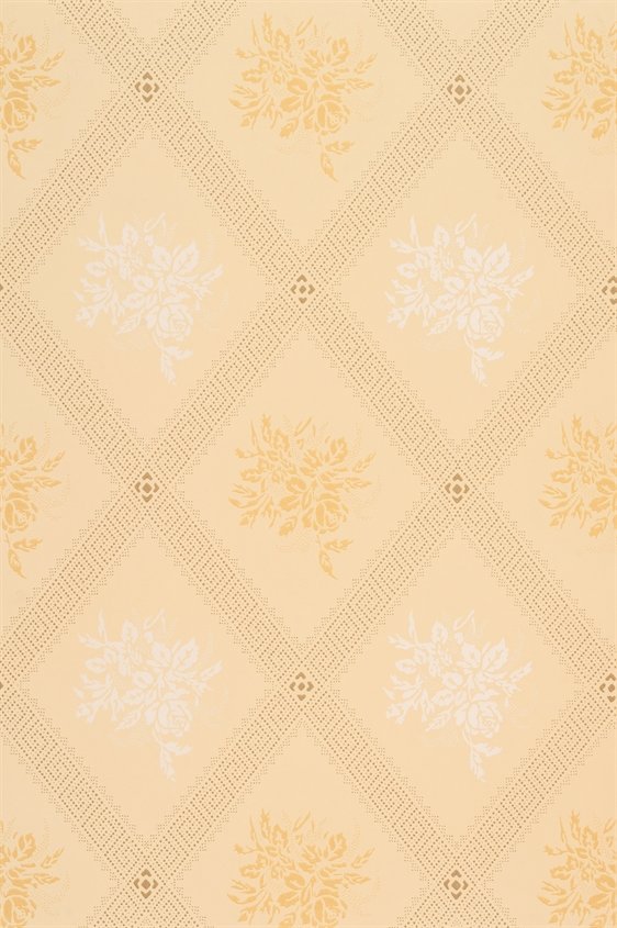 Tapetti Karoline vaaleankeltainen/ keltainen