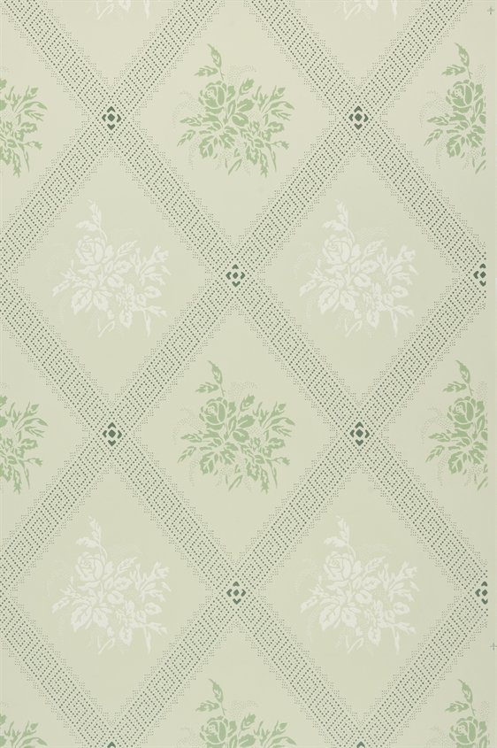 Tapetti Karoline vaaleanvihreä/ vihreä